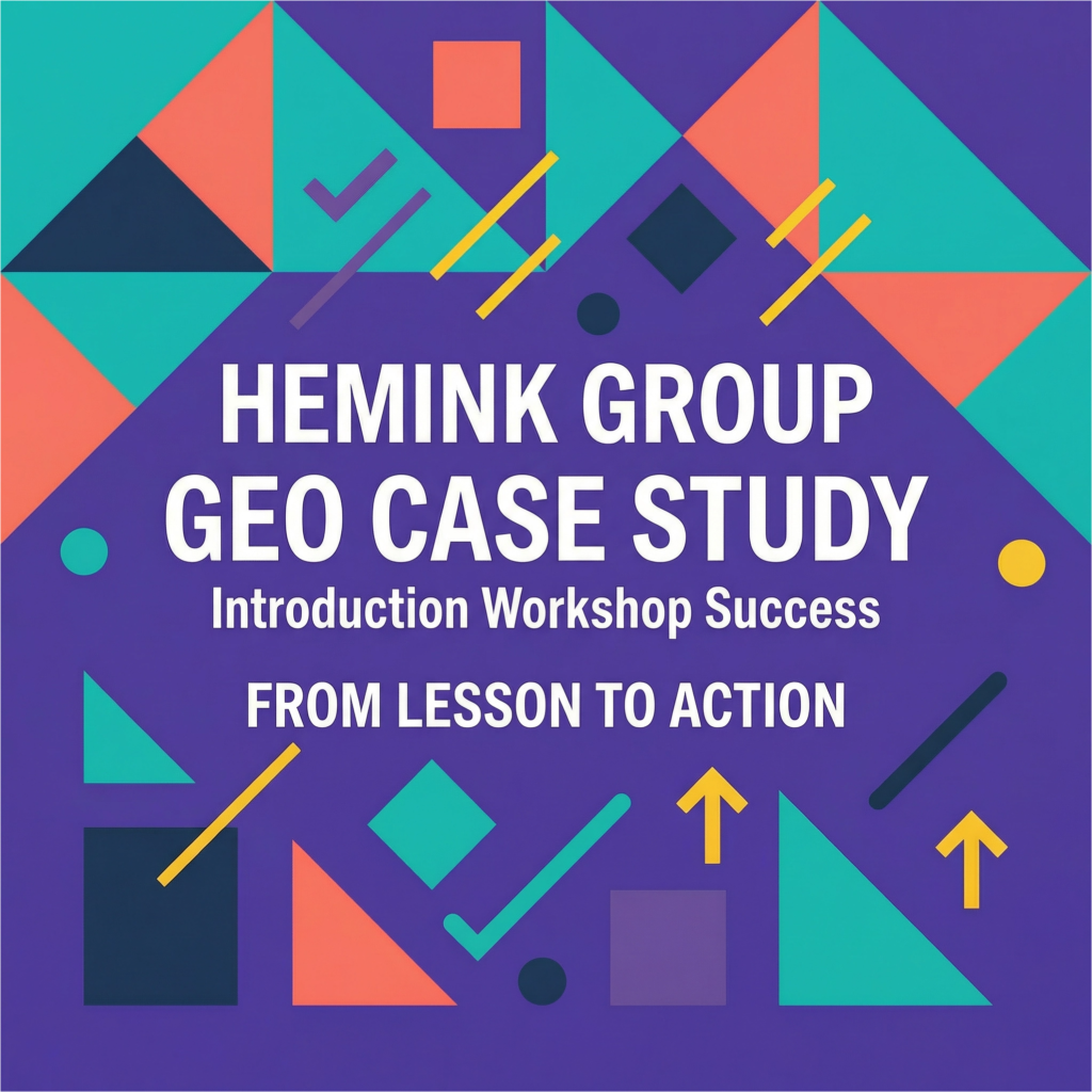 How Hemink Group transitioned from SEO to Generative Engine Optimization.